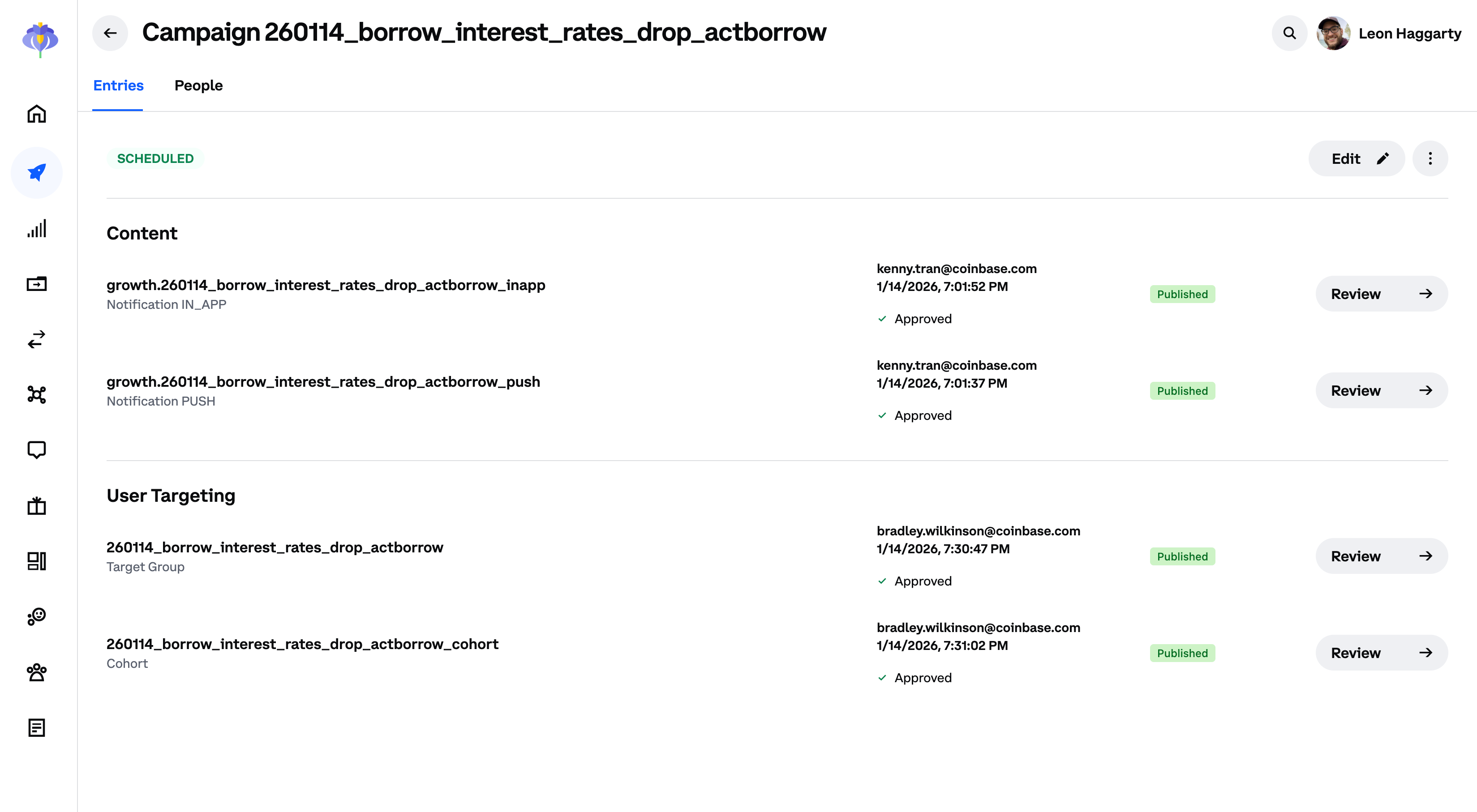 Coinbase screenshot